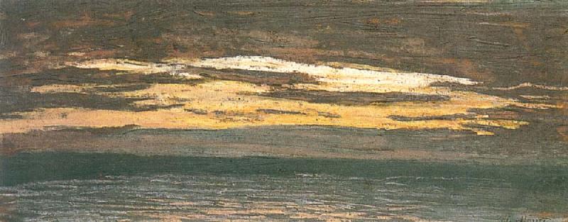 Claude Monet Sun Setting over the Sea china oil painting image